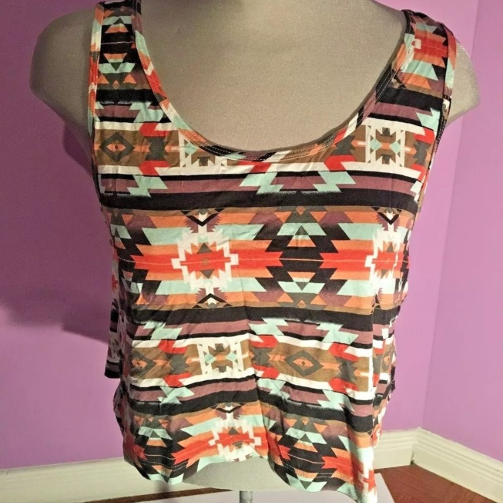 ANTISTAR Geometric FASHION Tank Cami Top Size M